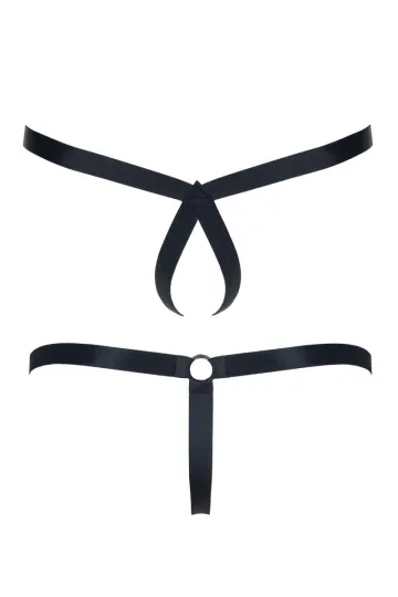 2er Pack Harness String BRI010 schwarz von Regnes Fetish Planet