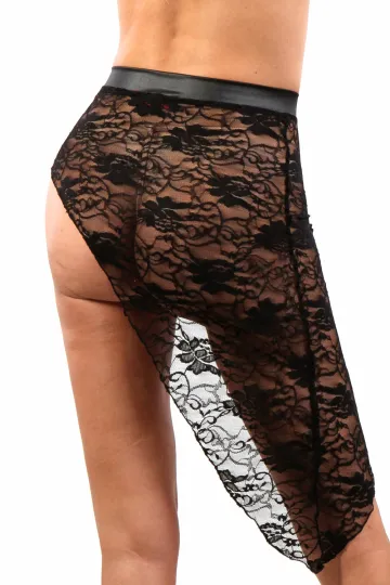 Asymmetrischer Rock schwarz