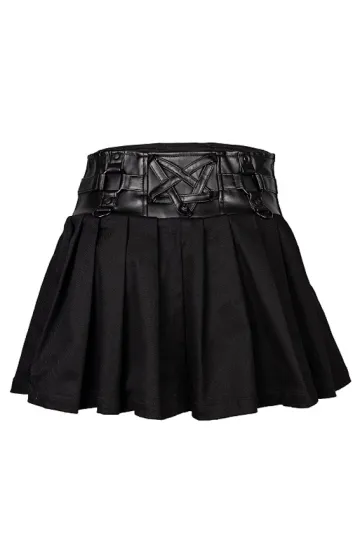 Black Pistol Hells Mini Skirt schwarz