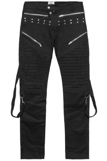 Black Pistol Sew Pants Denim schwarz