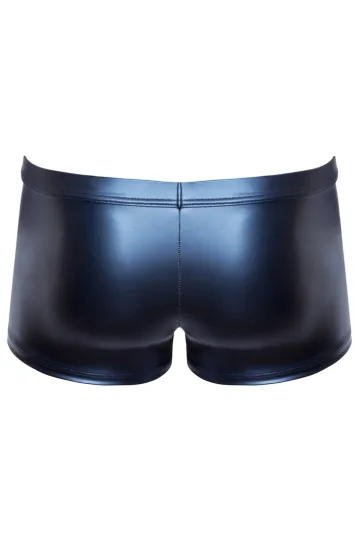 Blaue Pants im trendigen Metallic-Mattlook