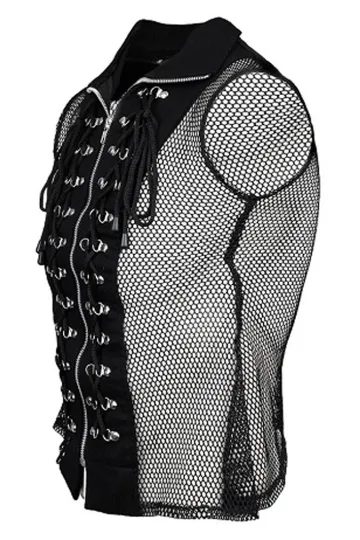 Bondage Vest Net schwarz