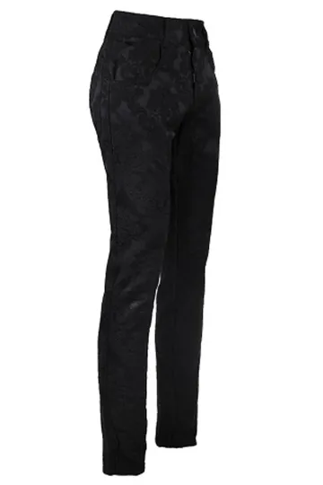 Brokat Jeans schwarz