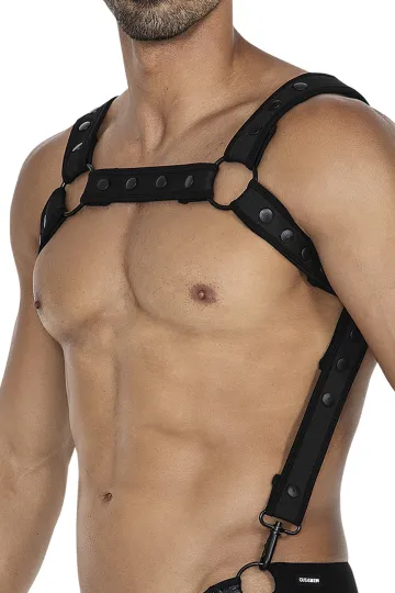 Brust-Harness 05 schwarz