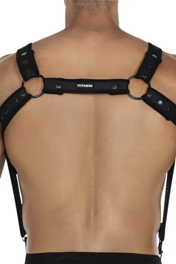 Brust-Harness 05 schwarz