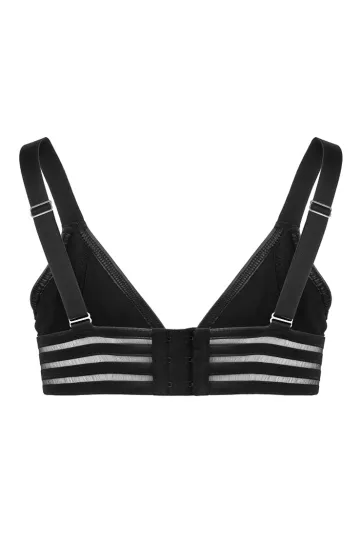 F157 BH mit elastischen Bändern schwarz