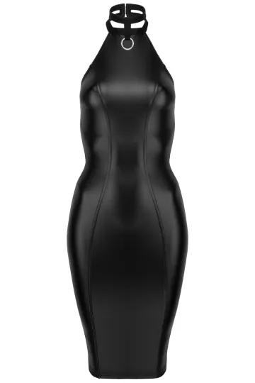 F160 Angesagtes Bleistiftkleid schwarz