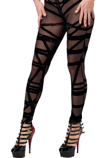 F357 Bondesque Catsuit schwarz