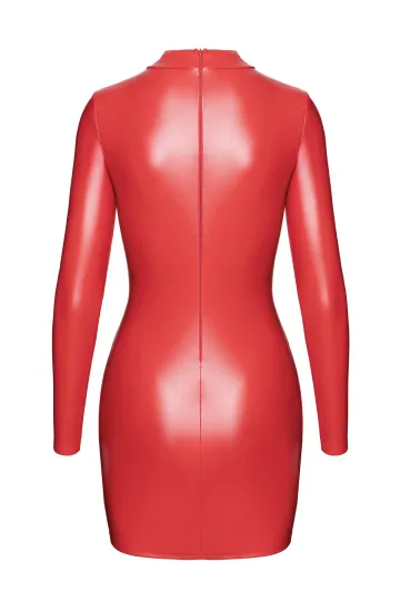 F367 Bombshell Bodycon Minikleid rot