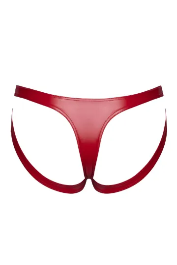 F394 Troublemaker Strappy Panties rot