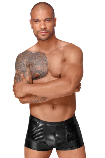 H054 Powerwetlook Shorts schwarz