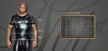 H069 Schlangen-Look Wetlook Shorts mit Zipper schwarz