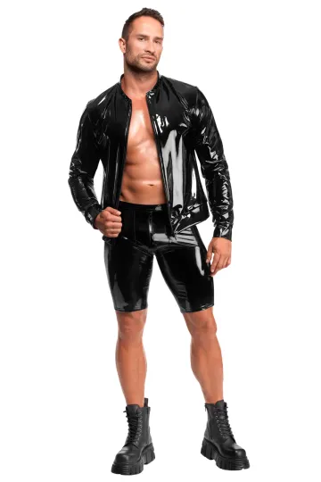 H094 Lack Biker Shorts Voltage schwarz