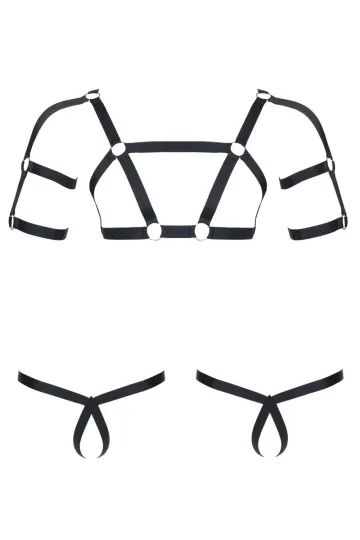 Harness SET011 schwarz von Regnes Fetish Planet