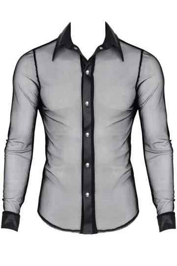Herren Hemd RMCesare001 schwarz