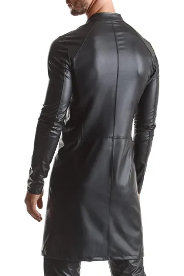 Herren Mantel RMMario001 schwarz