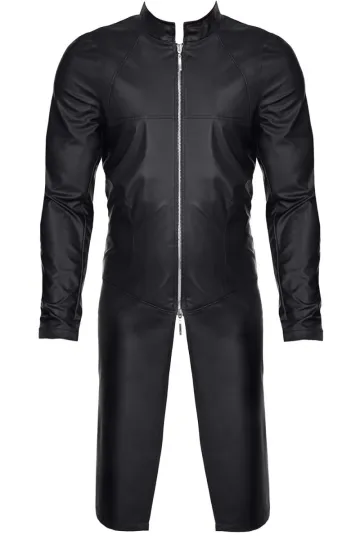 Herren Mantel RMMario001 schwarz