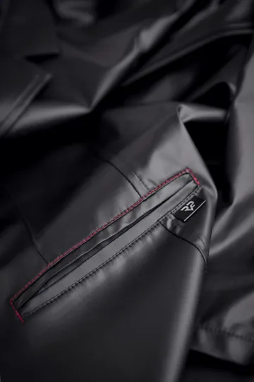 Herren Mantel RMSergio001 schwarz