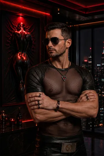 Herren T-Shirt ADDan001 schwarz