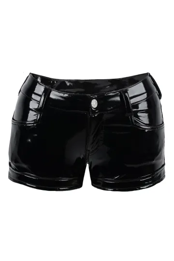 Hot Panty Lack schwarz