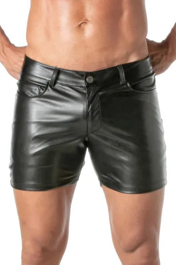 Kinky Mid-Thigh Sexy Shorts schwarz