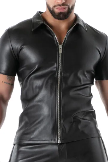 Kinky Zipped Vest schwarz