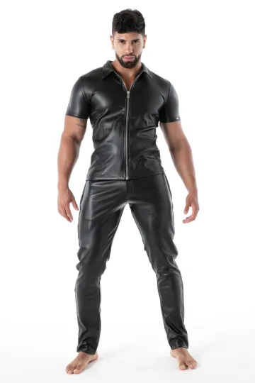 Kinky Zipped Vest schwarz