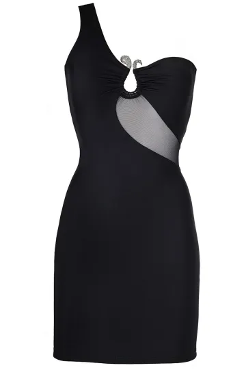 Kleid V-9099 schwarz