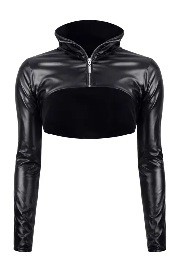 Kurze Jacke DDMarika001 schwarz