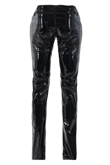 Lack Leggings schwarz