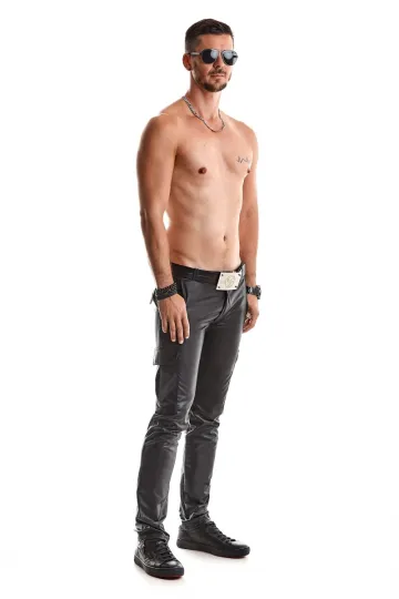 Lange Herren Hose RMMatteo001 schwarz