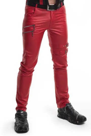 Lange Herren Hose RMTommaso002 rot