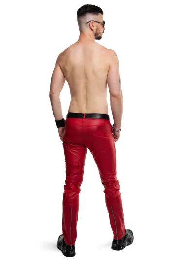 Lange Herren Hose RMTommaso002 rot