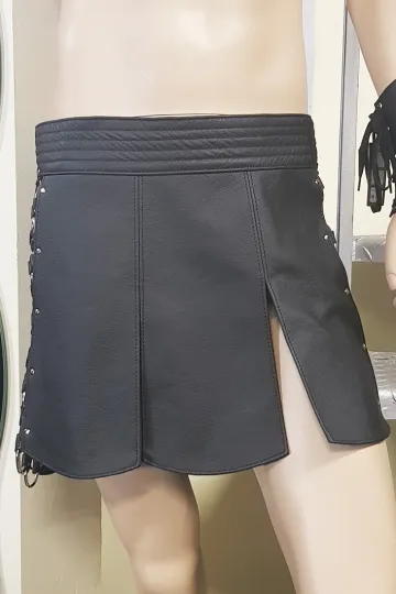 Leder Gladiator Rock 07 schwarz