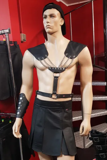Leder Harness 05-01 schwarz