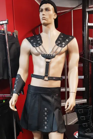 Leder Harness 05-02 schwarz