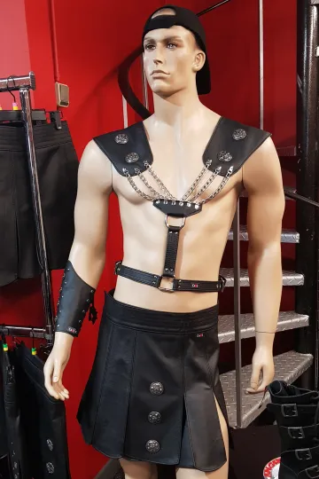 Leder Harness 05-03 schwarz