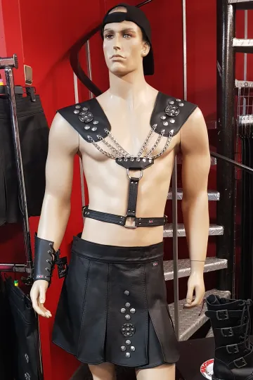 Leder Harness 05-05 schwarz