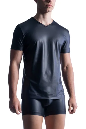 M510 V-Neck Tee regular schwarz