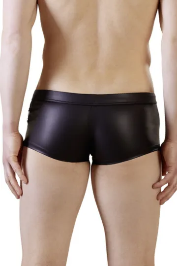 Mattlook Pants mit Netzeinsätzen & Schnüren schwarz