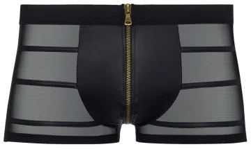 Mattlook Pants mit Netzeinsätzen schwarz