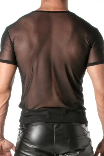 Mesh T-Shirt for Men schwarz