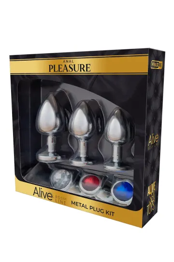 Metal Plug Kit silbern