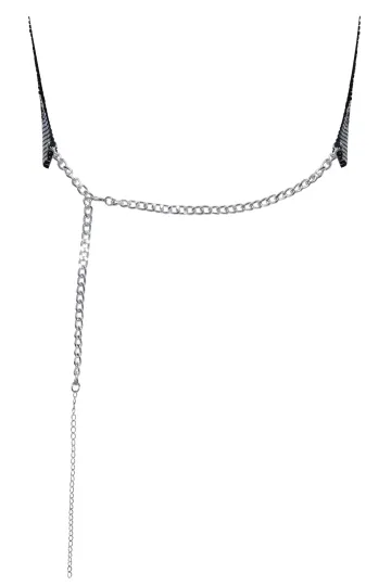Metall-Top schwarz