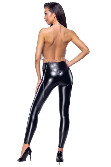 Metall-Top silberfarben