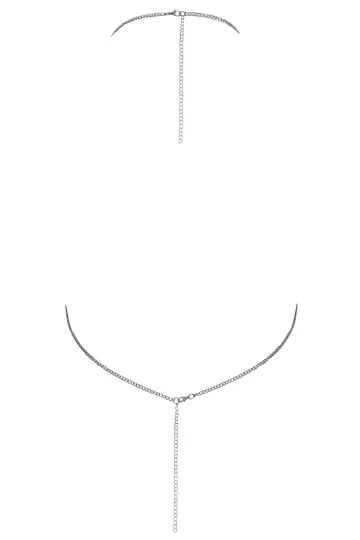 Metall-Top silberfarben
