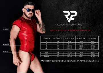 Muscle-Shirt TSH003 schwarz von Regnes Fetish Planet