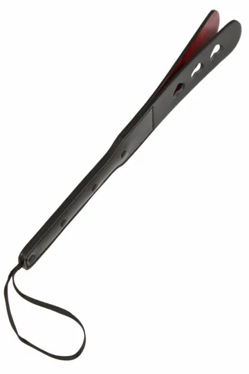 Paddel Herz 36 cm schwarz/rot
