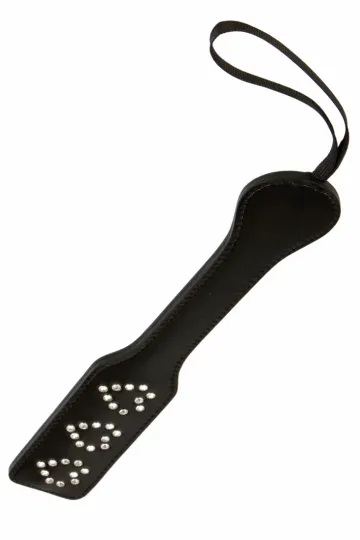 Paddel Herz Strass schwarz
