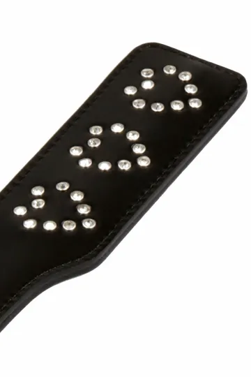 Paddel Herz Strass schwarz